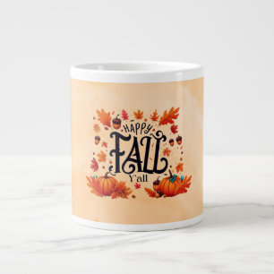 Grande Tasse Happy Fall Y'all classique