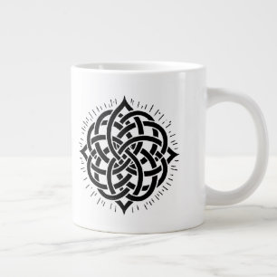 Grande Tasse Harmonie Infinie : Art du Symbole Mandala Celtique