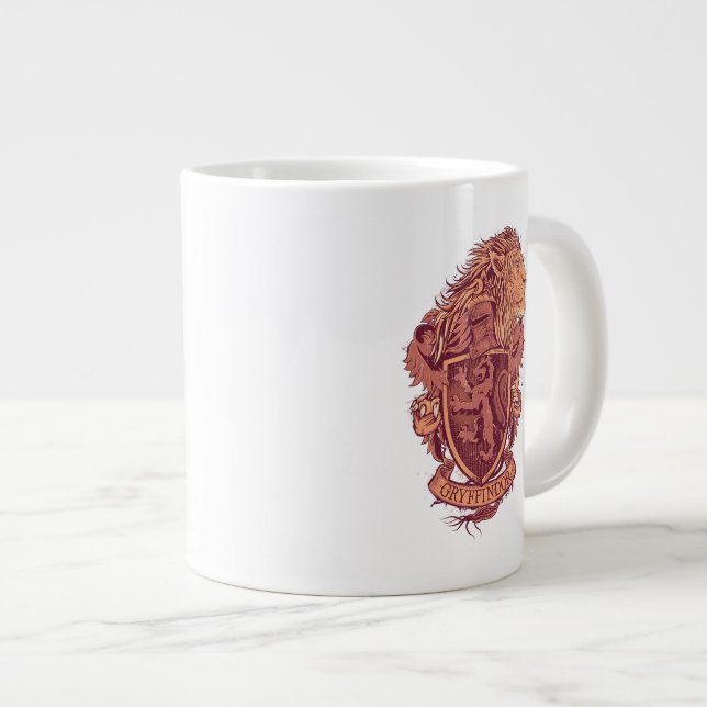 Grande Tasse Harry Potter | Blason du Lion Gryffindor (Devant droit)
