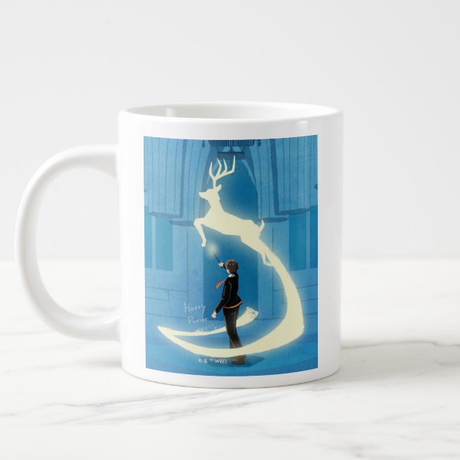 Grande Tasse HARRY POTTER™ Peinture de Patronus (Gauche)
