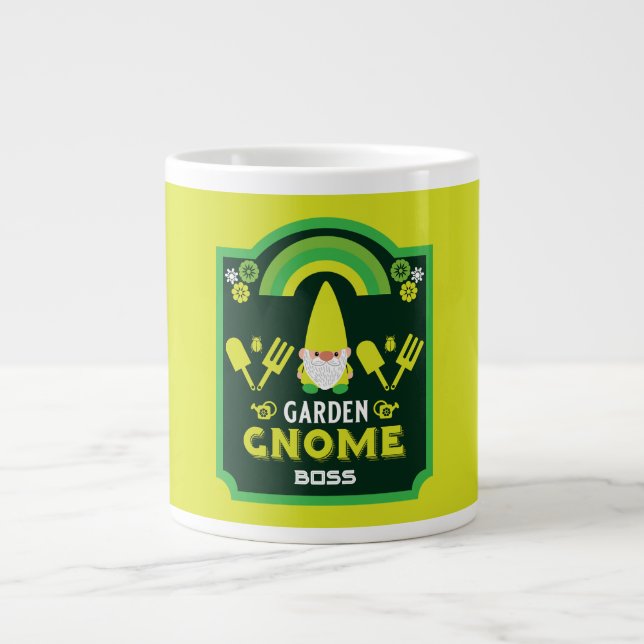 Grande Tasse Head Garden Gnome Gardener (Devant)