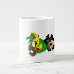 Grande Tasse Hedgehog automne jouer agréable