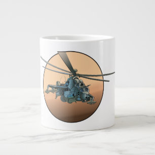 Grande Tasse Hélicoptère de dessin