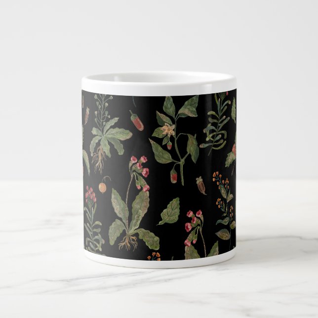 Grande Tasse Herbe noire Cottagecore (Devant)
