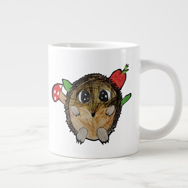Grande Tasse Hérisson Mignon (Droite)