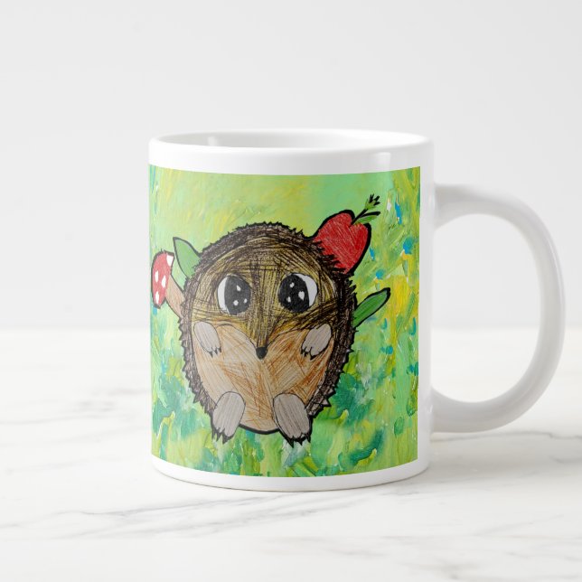 Grande Tasse Hérisson Mignon (Droite)