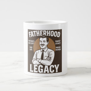Grande Tasse Héritage de paternité Vintage Fête des Pères 