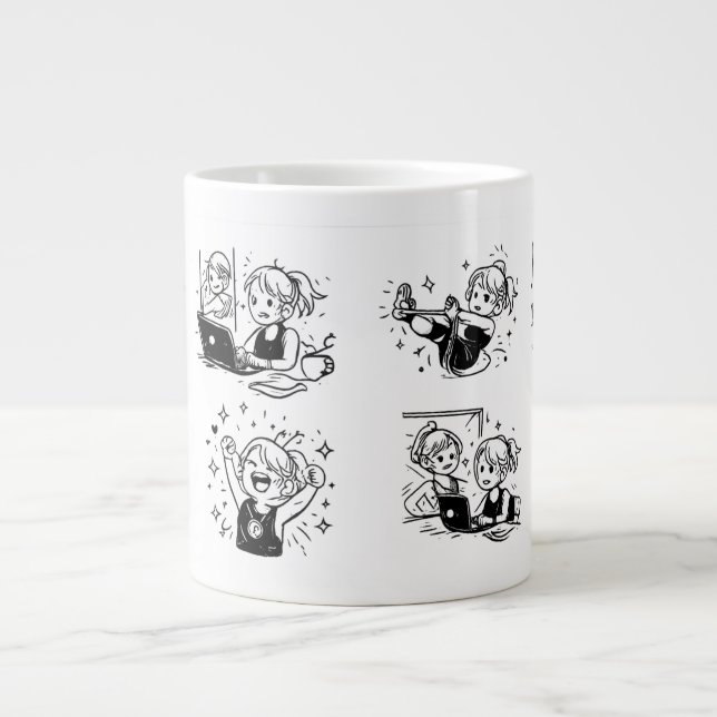 Grande Tasse heureux (Devant)
