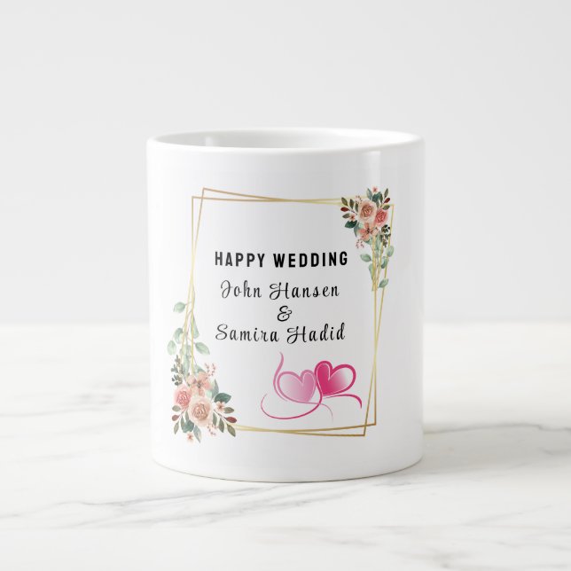 Grande Tasse Heureux Mariage (Devant)