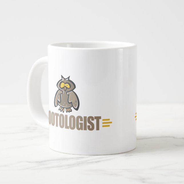 Grande Tasse Hibou drôle (Devant gauche)