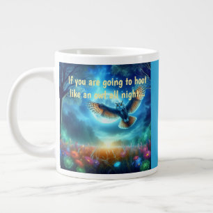 Grande Tasse Hibouc de nuit et Aigle du matin : Voyages céleste