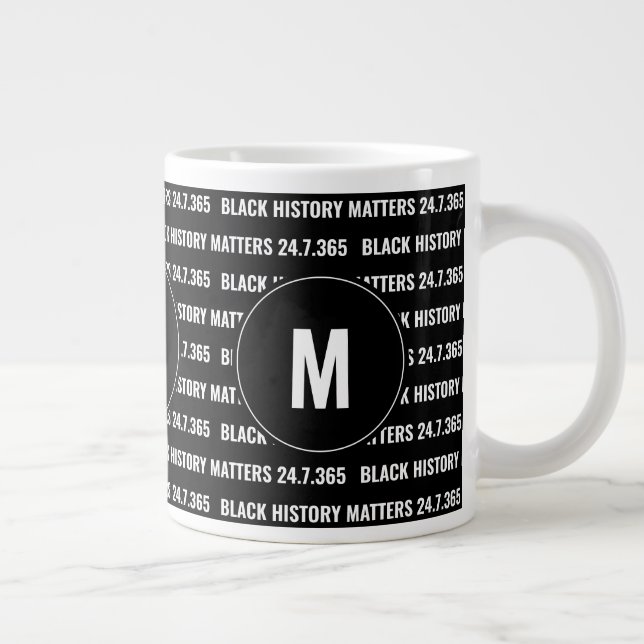 Grande Tasse HISTOIRE NOIRE DU MONogramme (Droite)