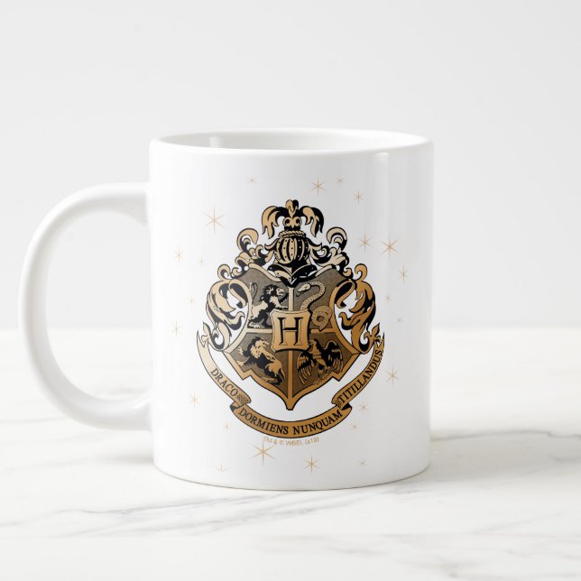 Grande Tasse HOGWARTS™ Glistening Golden Crest (Gauche)
