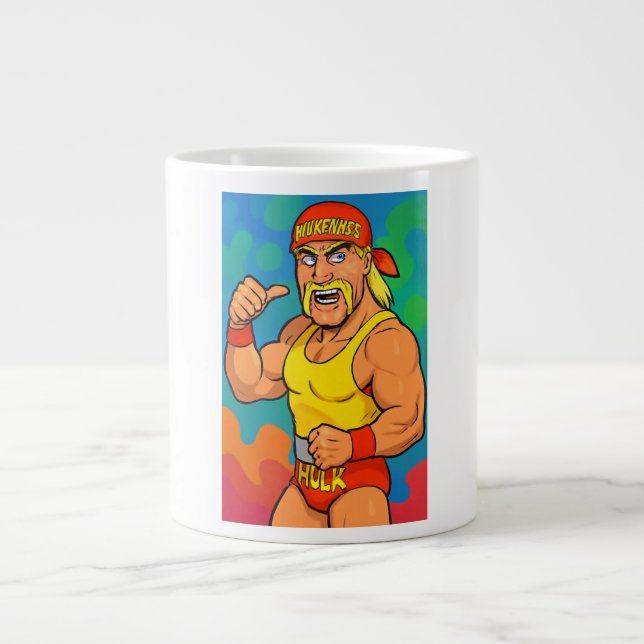 Grande Tasse Hommage à Hulk Hogan (Devant)