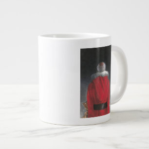 Grande Tasse Homme dans le manteau rouge