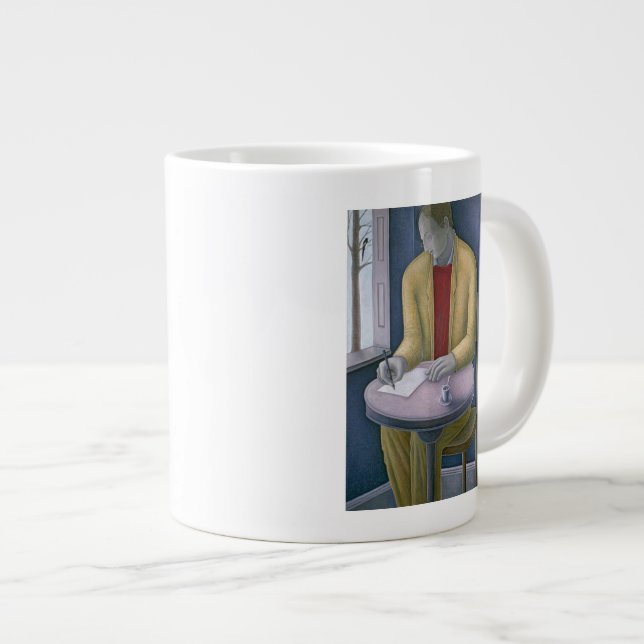 Grande Tasse Homme écrivant 2004 (Devant droit)
