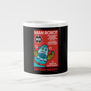 Grande Tasse Homme Robot L'homme parfait