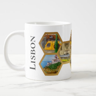 Grande Tasse Honeypeb Collage motif, Portugal