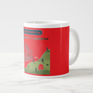 Grande Tasse Honneur à Colombus rouge vif