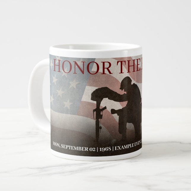 Grande Tasse Honorez les morts (Devant gauche)