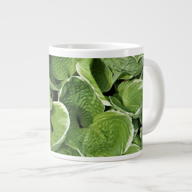 Grande Tasse Hosta Feuilles (Devant droit)