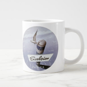 Grande Tasse Hôtel Excelsior Voyage Ancien Zurich Suisse