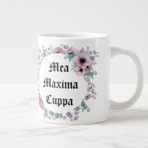 Grande Tasse Humoristique Mea Maxima Cuppa 20 oz, Catholique Fl