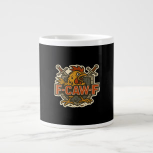Grande Tasse Humour Corbeau Drôle Gothique F-Caw-F