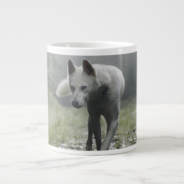 Grande Tasse Husky Sibérien Blanc (Devant)