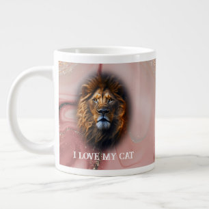 Grande Tasse "I Love My Cat" Spécialité personnalisée Marbre & 