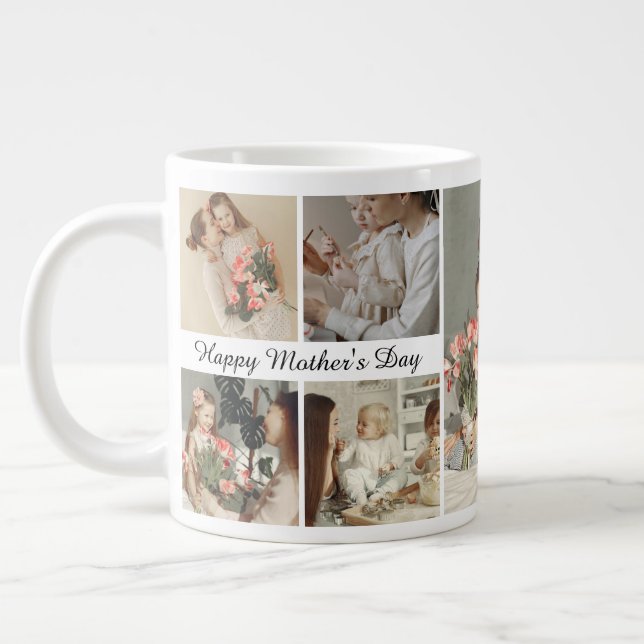 Grande Tasse I Love You Mommy - Joyeux cadeau de fête des mères (Gauche)