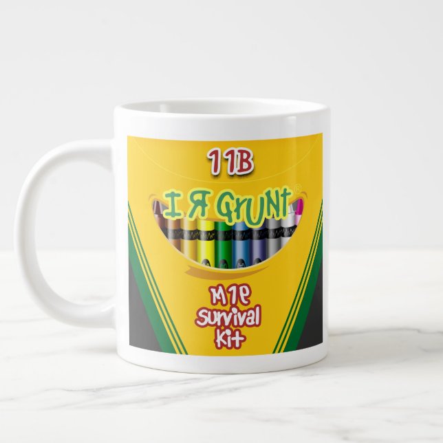 Grande Tasse "I R GRUNT" Personnalisable 20 oz (Gauche)