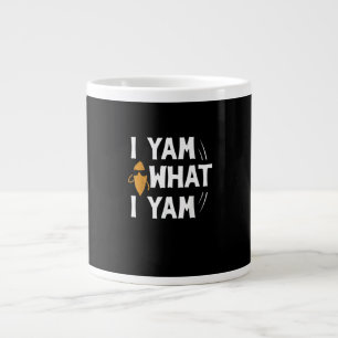 Grande Tasse I Yam What I Yam Design - Sweet Potato Lover Desig