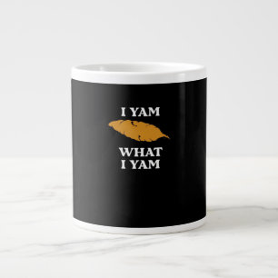 Grande Tasse I Yam What I Yam - Funny Potato Sarcasme Pun