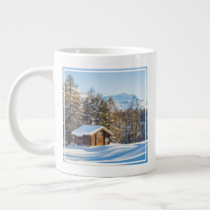Grande Tasse Ice & Snow   Winter log Cabin Swiss Alps
