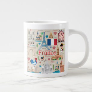 Grande Tasse Icônes de la France mûre