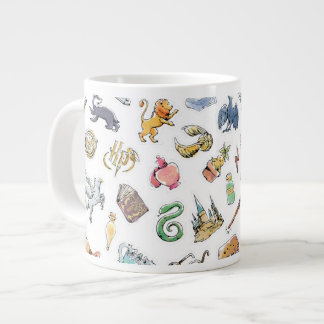 Grande Tasse Icônes Harry Potter à l'aquarelle
