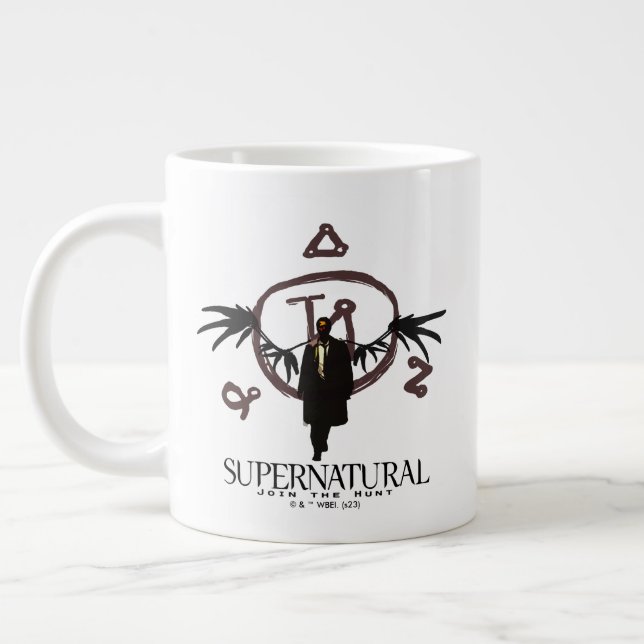 Grande Tasse Illustration de château surnaturel (Gauche)