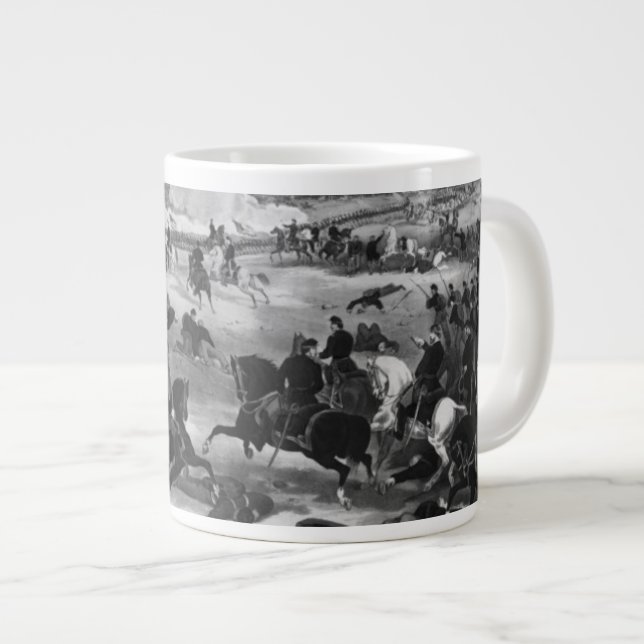 Grande Tasse Illustration de la bataille de Gettysburg (Devant droit)