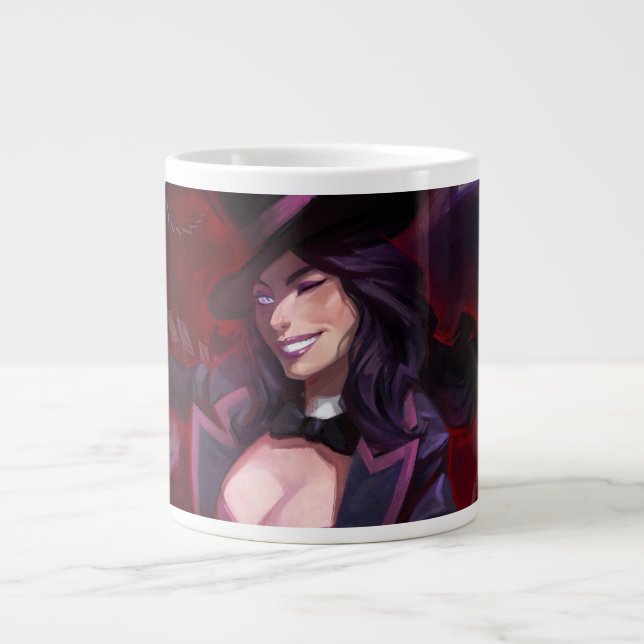 Grande Tasse Illustration de la crise infinie de Zatanna (Devant)