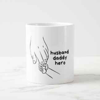 Grande Tasse Illustration de ligne artistique sentimentale de f