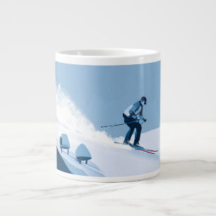 Grande Tasse illustration de sports d'hiver