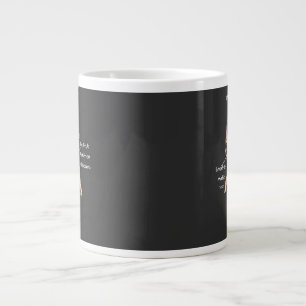 Grande Tasse Illustration drôle de l'anatomie d'un bouledogue f