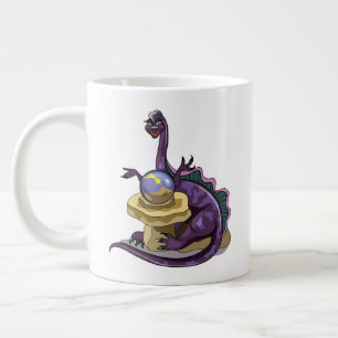 Grande Tasse Illustration D'Un Vendeur Fortune Plateosaurus.