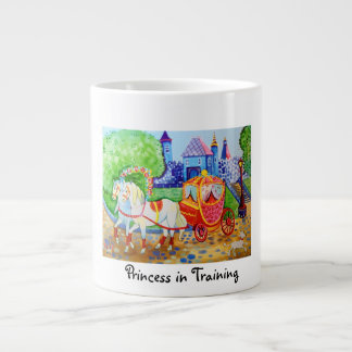 Grande Tasse Illustration fantaisiste Princesse en formation