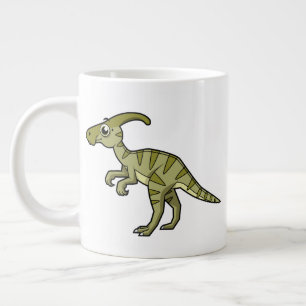 Grande Tasse Illustration Mignonne D'Un Parasaurolophus Dinosau