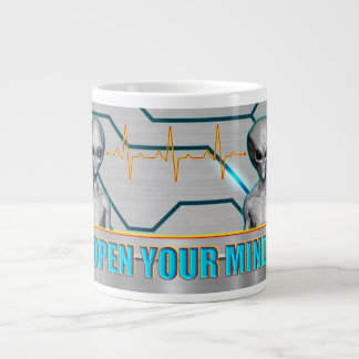 Grande Tasse ILS SONT DÉJÀ ICI - OUVREZ VOTRE ESPRIT design col