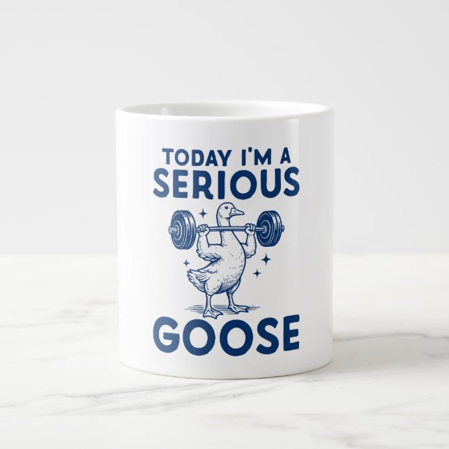 Grande Tasse I'm A Serious Goose Fitness (Devant)