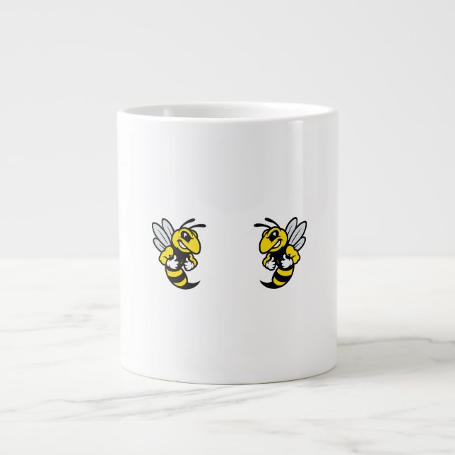 Grande Tasse Imabee inversé Funny Bee (Devant)