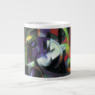 Grande Tasse Image avec du bétail par Franz Marc, Art Vintage